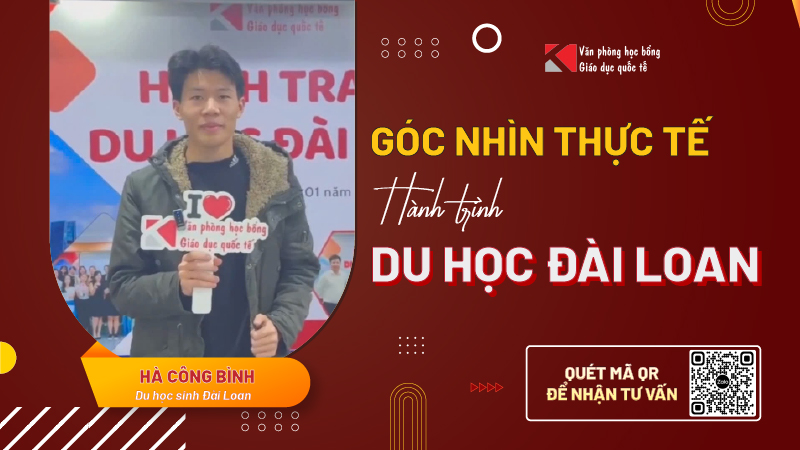 Chia sẻ chân thật của Hà Công Bình: Hành trình chuẩn bị du học Đài Loan kỳ tháng 2
